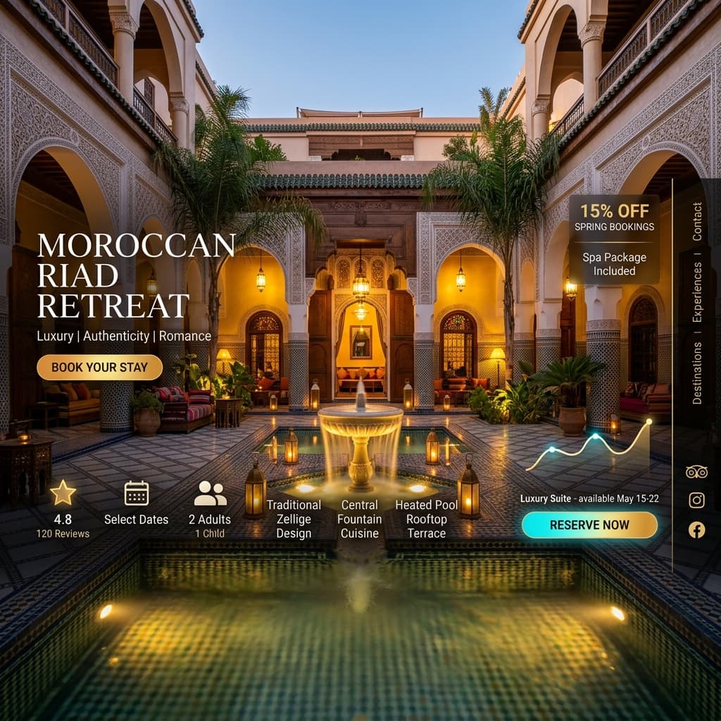 Marketing digital pour riads et hôtels au Maroc : les stratégies qui marchent